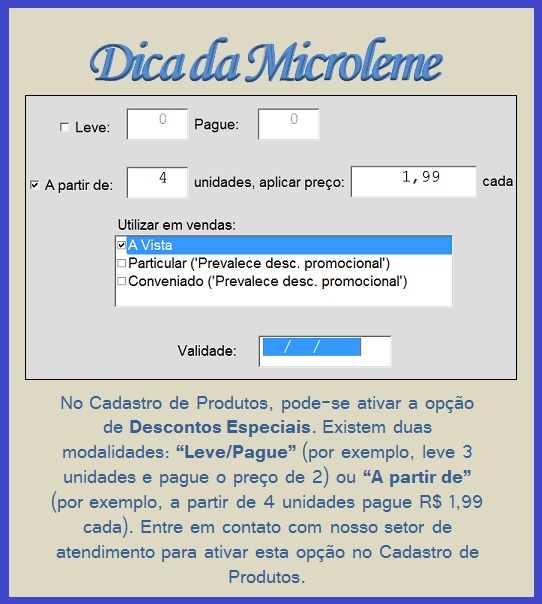 Dica da Microleme